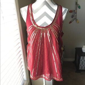 Apt 9 Beaded Tank Blouse